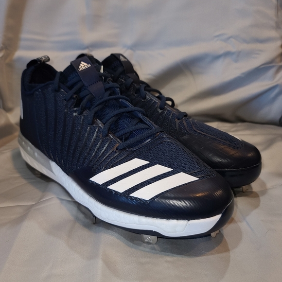 Adidas three stripe life men's cleats size 12.5 - Picture 2 of 3